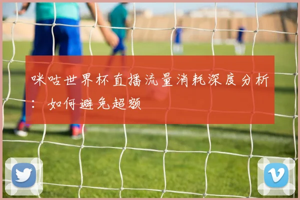 咪咕世界杯直播流量消耗深度分析：如何避免超额
